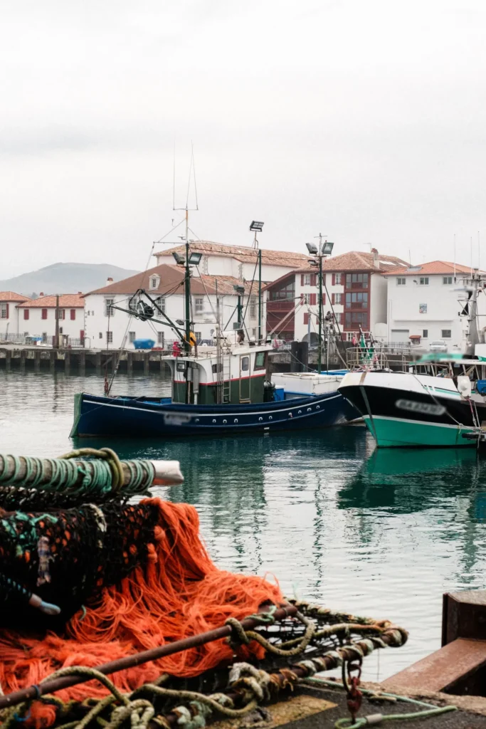 Maison Txiki : bateaux de pêche et maisons basques du port de Saint-Jean-de-Luz, à deux minutes